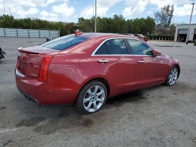 1G6AB5RX0F0102292 - 2015 CADILLAC ATS LUXURY RED photo 3