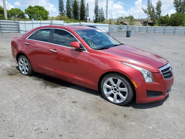 1G6AB5RX0F0102292 - 2015 CADILLAC ATS LUXURY RED photo 4