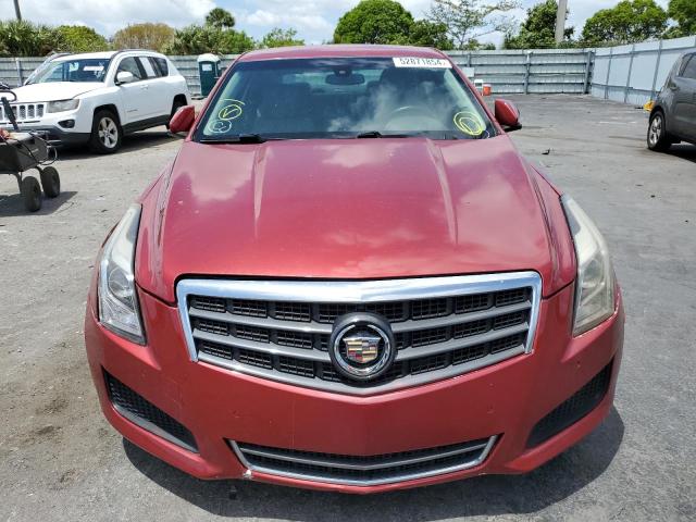 1G6AB5RX0F0102292 - 2015 CADILLAC ATS LUXURY RED photo 5