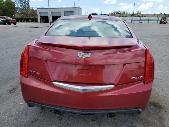 1G6AB5RX0F0102292 - 2015 CADILLAC ATS LUXURY RED photo 6