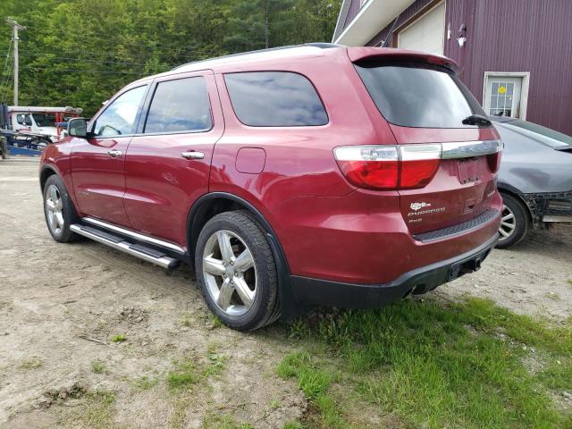 1C4SDJET4DC645860 - 2013 DODGE DURANGO CITADEL BURGUNDY photo 2