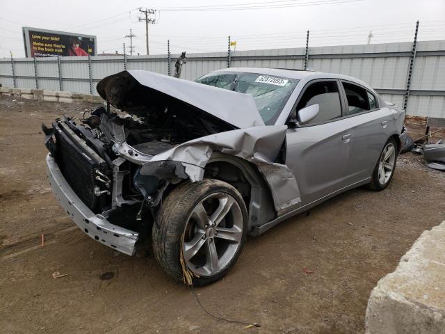 2C3CDXCTXJH175504 - 2018 DODGE CHARGER R/T GRAY photo 1