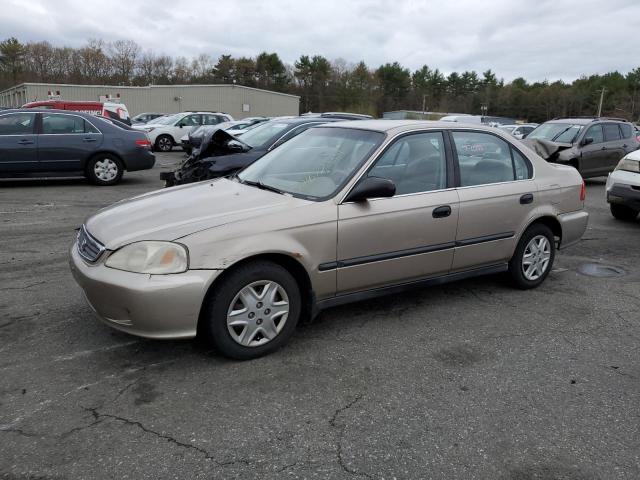 2HGEJ6674YH546254 - 2000 HONDA CIVIC LX TAN photo 1