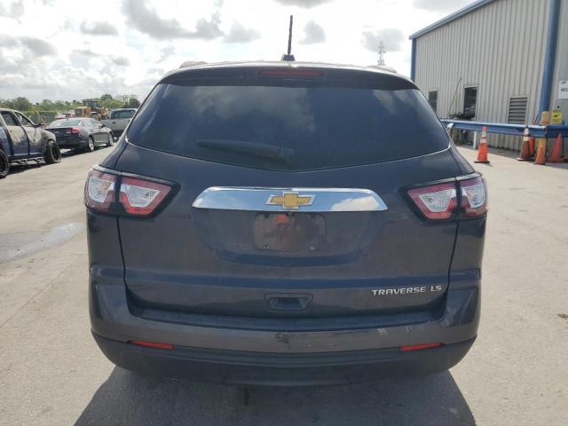 1GNKRFED9GJ241242 - 2016 CHEVROLET TRAVERSE LS GRAY photo 6