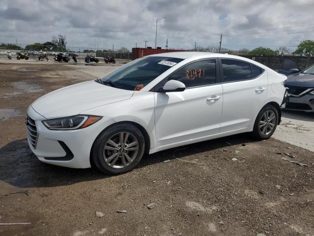 5NPD84LF2JH375037 - 2018 HYUNDAI ELANTRA SEL WHITE photo 1