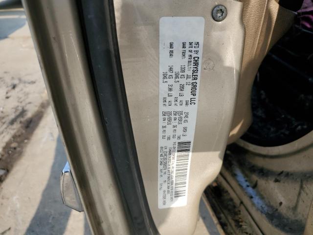 2C4RC1BG1DR503370 - 2013 CHRYSLER TOWN & COU TOURING Qızıl foto 13