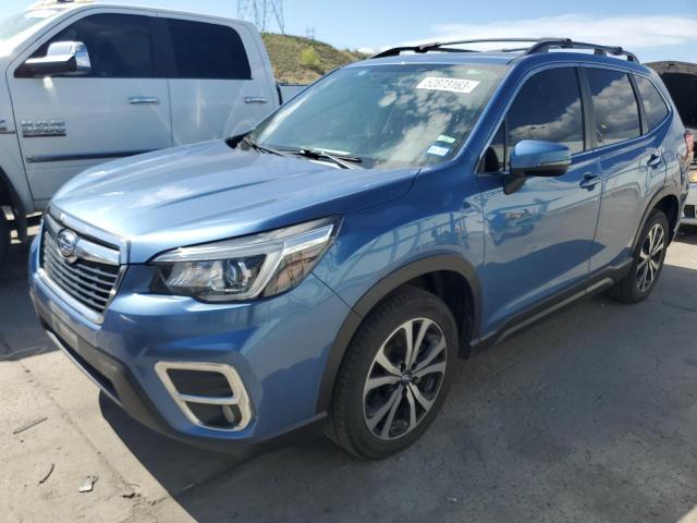 JF2SKASCXKH479081 - 2019 SUBARU FORESTER LIMITED BLUE photo 1