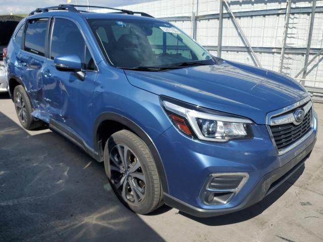 JF2SKASCXKH479081 - 2019 SUBARU FORESTER LIMITED BLUE photo 4