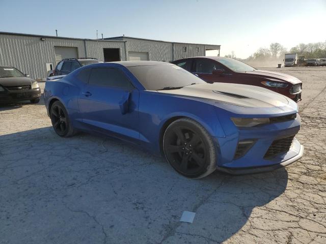 1G1FH1R72H0114367 - 2017 CHEVROLET CAMARO SS BLUE photo 4