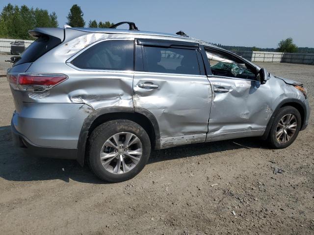 5TDJKRFH0FS177735 - 2015 TOYOTA HIGHLANDER XLE Արծաթագույն լուսանկար 3