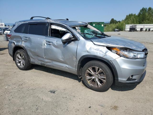 5TDJKRFH0FS177735 - 2015 TOYOTA HIGHLANDER XLE Արծաթագույն լուսանկար 4