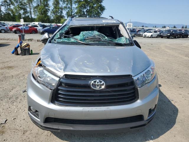 5TDJKRFH0FS177735 - 2015 TOYOTA HIGHLANDER XLE Արծաթագույն լուսանկար 5