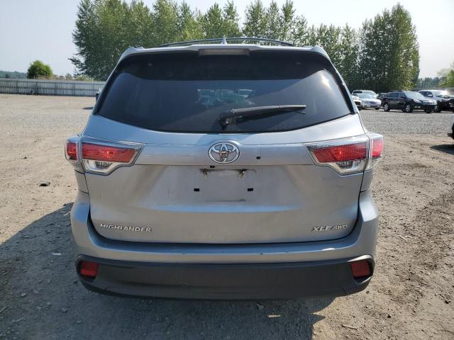 5TDJKRFH0FS177735 - 2015 TOYOTA HIGHLANDER XLE Արծաթագույն լուսանկար 6