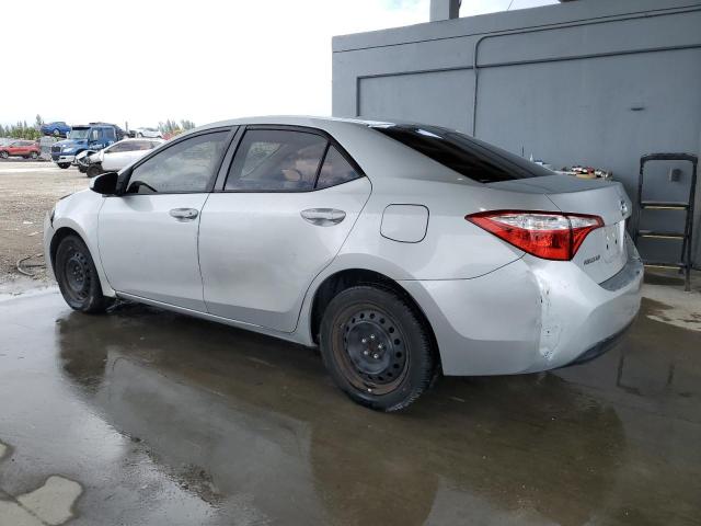 5YFBURHE1GP453884 - 2016 TOYOTA COROLLA L SILVER photo 2