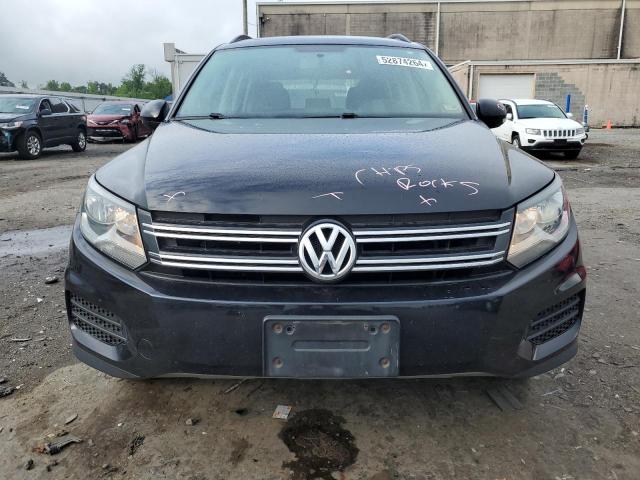 WVGBV7AX7HK045141 - 2017 VOLKSWAGEN TIGUAN S BLACK photo 5