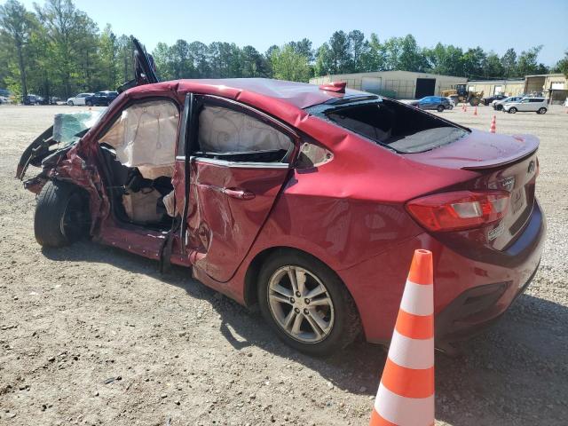 1G1BE5SM4H7196107 - 2017 CHEVROLET CRUZE LT BURGUNDY photo 2