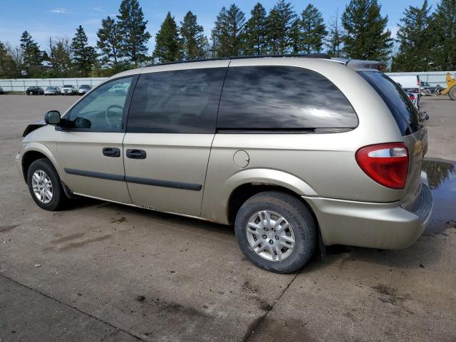 1D4GP24R65B422528 - 2005 DODGE CARAVAN SE BEIGE photo 2