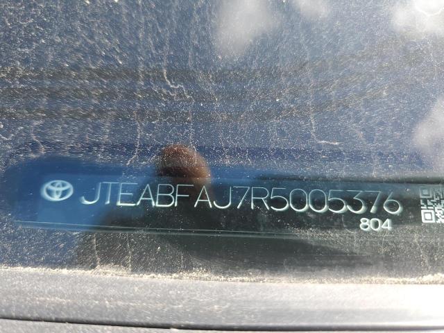 JTEABFAJ7R5005376 - 2024 TOYOTA LAND CRUIS BASE Szary zdjęcie 14