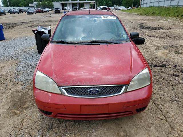 1FAFP34N27W296794 - 2007 FORD FOCUS ZX4 RED photo 5