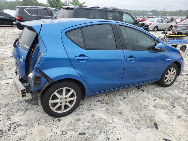 JTDKDTB35E1078510 - 2014 TOYOTA PRIUS C BLUE photo 3