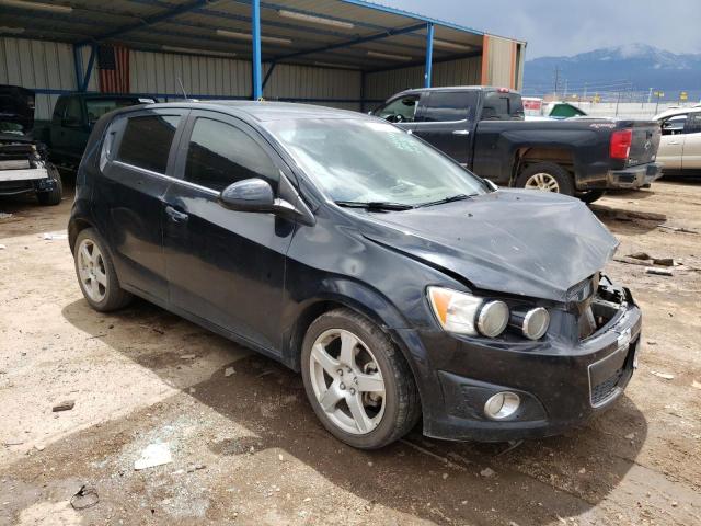 1G1JE6SB1F4108371 - 2015 CHEVROLET SONIC LTZ BLACK photo 4