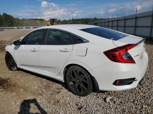 2HGFC2F80MH530367 - 2021 HONDA CIVIC SPORT WHITE photo 2