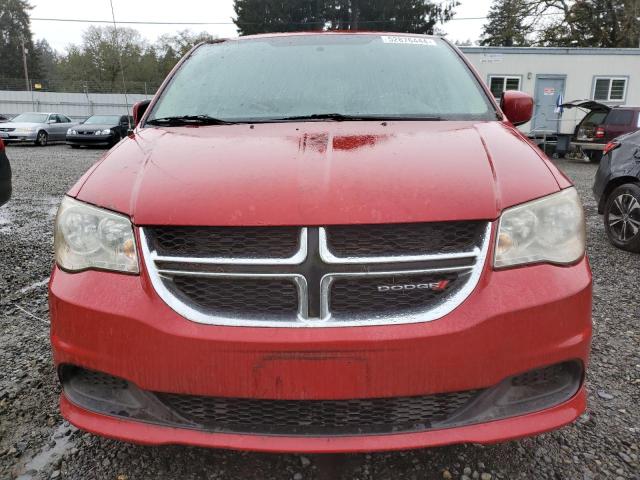 2C4RDGCG6DR771636 - 2013 DODGE GRAND CARA SXT RED photo 5