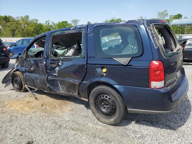 1GNDV23W27D216148 - 2007 CHEVROLET UPLANDER LS BLUE photo 2