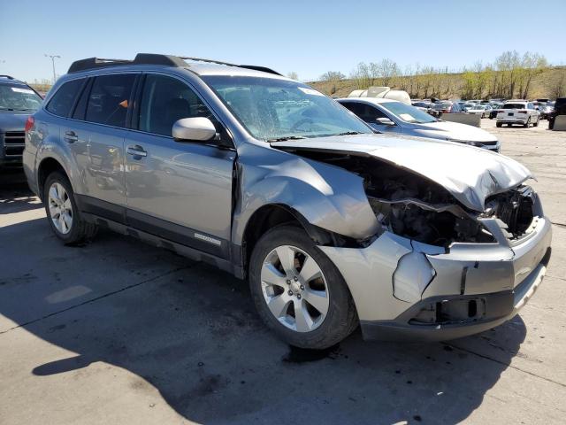 4S4BRBJC4B3401504 - 2011 SUBARU OUTBACK 2.5I LIMITED SILVER photo 4