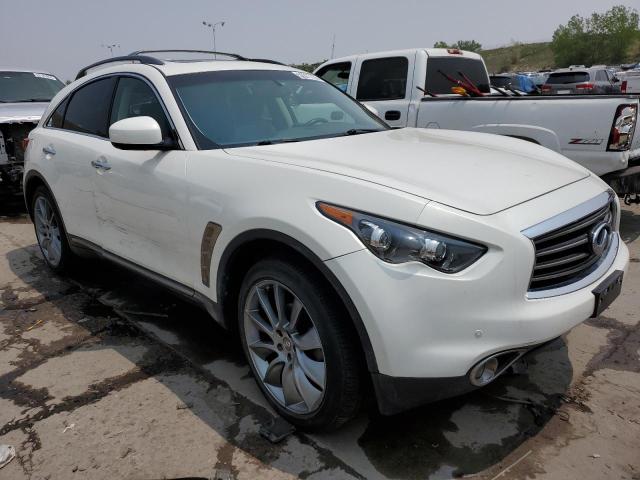 JN8CS1MW7DM172458 - 2013 INFINITI FX37 WHITE photo 4