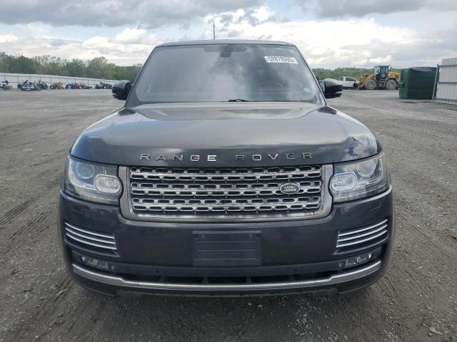 SALGV3TF8FA222606 - 2015 LAND ROVER RANGE ROVE AUTOBIOGRAPHY CHARCOAL photo 5