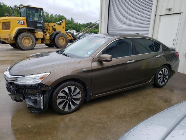 JHMCR6F76HC022930 - 2017 HONDA ACCORD TOURING HYBRID GOLD photo 1