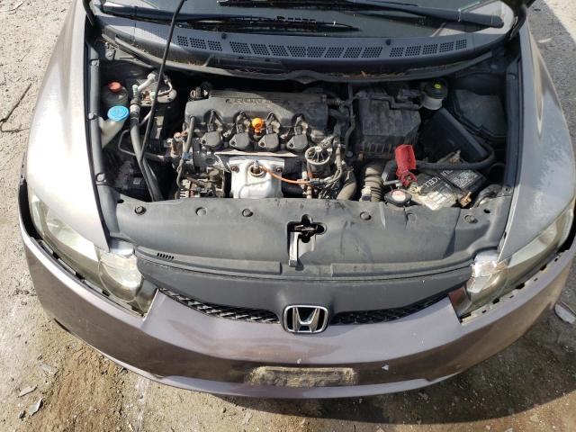 2HGFA1F69AH514873 - 2010 HONDA CIVIC LX-S Մոխրագույն լուսանկար 11