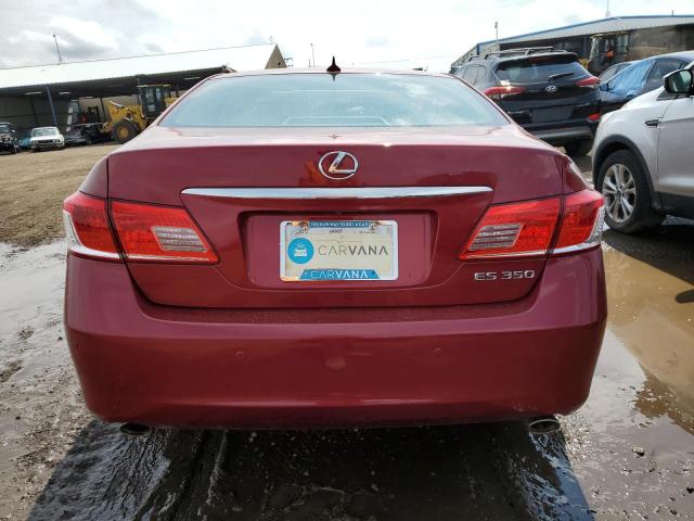 JTHBK1EG7B2440673 - 2011 LEXUS ES 350 RED photo 6