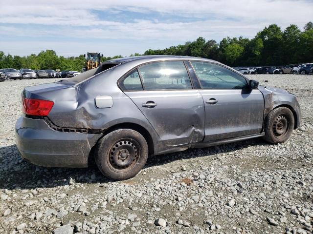 3VW2K7AJ1CM419914 - 2012 VOLKSWAGEN JETTA BASE 灰色 照片 3