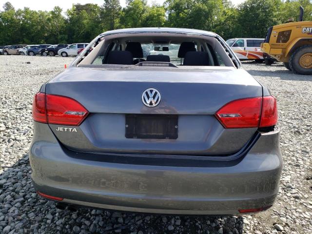3VW2K7AJ1CM419914 - 2012 VOLKSWAGEN JETTA BASE 灰色 照片 6