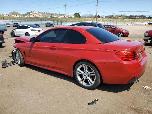 WBA3V7C59G5A25913 - 2016 BMW 428 I SULEV RED photo 2