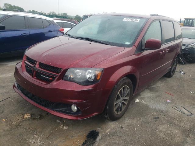 2C4RDGEG4HR681131 - 2017 DODGE GRAND CARA GT BURGUNDY photo 1