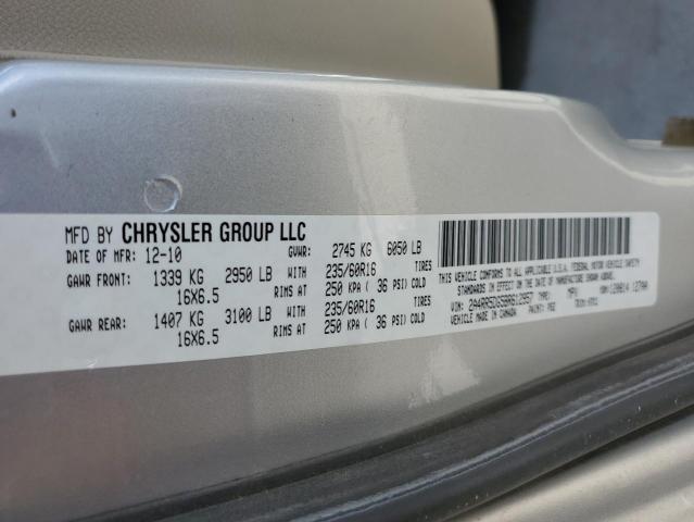 2A4RR5DG5BR612957 - 2011 CHRYSLER TOWN & COU TOURING 银色 照片 13