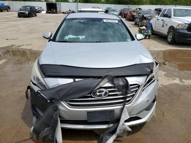 5NPE24AF4FH022427 - 2015 HYUNDAI SONATA SE SILVER photo 5