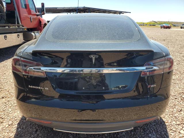 5YJSA1H15EFP61768 - 2014 TESLA MODEL S BLACK photo 6