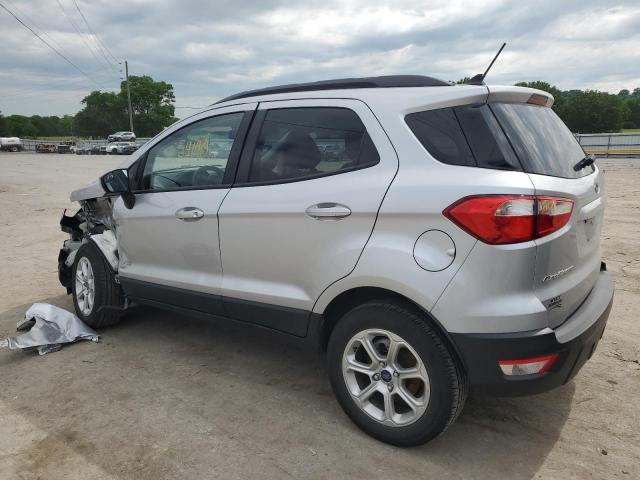 MAJ3S2GE0MC449385 - 2021 FORD ECOSPORT SE Srebrny zdjęcie 2