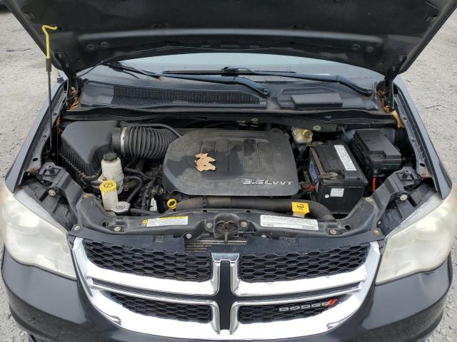 2C4RDGCG7CR277493 - 2012 DODGE GRAND CARA SXT GRAY photo 12