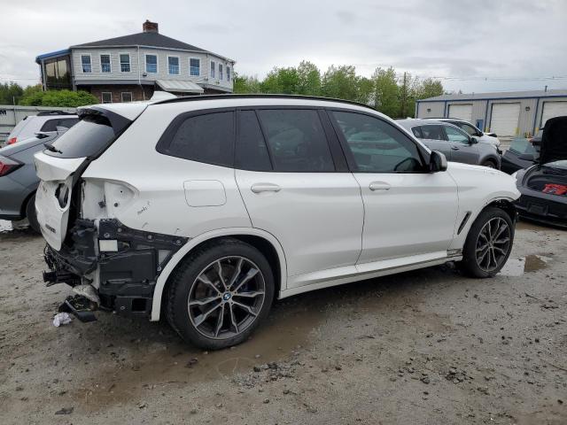5UXTS3C56K0Z08700 - 2019 BMW X3 XDRIVEM40I WHITE photo 3