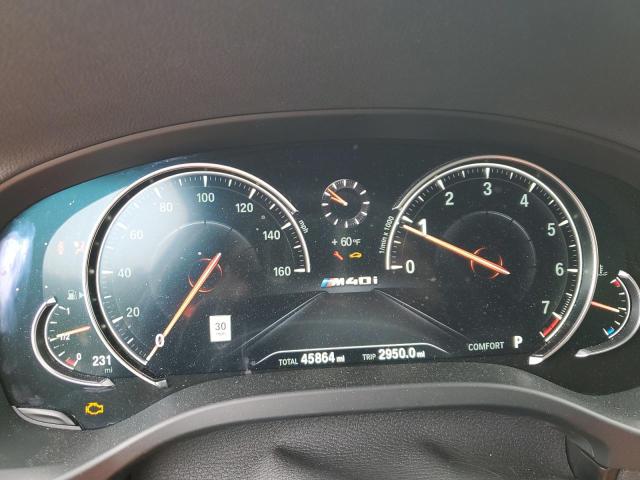 5UXTS3C56K0Z08700 - 2019 BMW X3 XDRIVEM40I WHITE photo 9