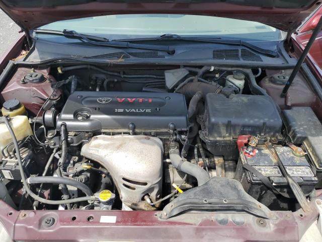 4T1BE30KX4U332891 - 2004 TOYOTA CAMRY LE MAROON photo 11