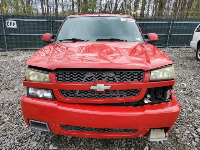 2GCEK19N451325136 - 2005 CHEVROLET SILVERADO SS RED photo 5