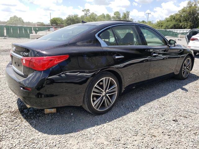 JN1BV7AR6EM680201 - 2014 INFINITI Q50 BASE GRAY photo 3