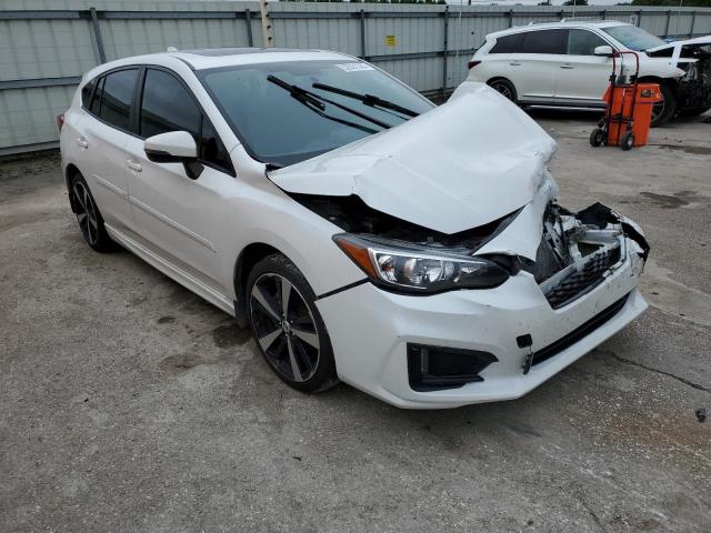 4S3GTAM62J3722810 - 2018 SUBARU IMPREZA SPORT WHITE photo 4