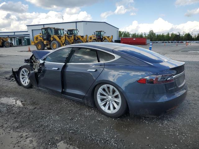 5YJSA1E15HF225220 - 2017 TESLA MODEL S GRAY photo 2